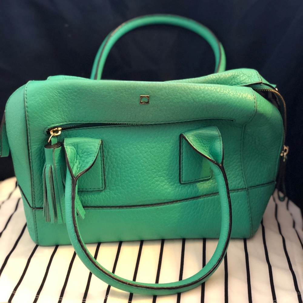 Green Kate Spade bag